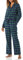 Amazon Essentials Ensemble Pantalon de Pyjama et Chemise en Flanelle à Manches Longues boutonnés sur Le Devant Femme, Bleu Cobalt Vert Blackwatch Plaid, XL