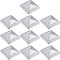 Lot de 10 Capuchons pour Poteaux De Clôture De 6 X 6 Cm - pour Clôture De Jardin en Bois - Capuchons pour Poteaux en Bois - Alternative Au Zinc - Capuchons pour Poteaux De 60 X 60 Mm