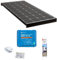 Antarion Pack Black Booster Panneau Solaire 140W + Régulateur Solaire VICTRON 220W 15A