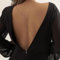 Inateannal Gold Back Necklace for Wedding Bridal Sexy Star Pendant Necklace Body Chain Long Tassel Backdrop Necklace Body Jewelry Women Girls