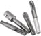 4PCS SDS Plus Socket Adaptor, 1/4 Hex Shank Bit Socket Adaptor, 1/4 3/81/2 Square Drill Bit Extension Connector, Impact Driver Set for Drill and Handheld Driver