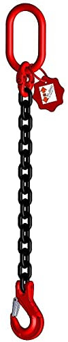 Anschlagkette Güteklasse 8 1-Strang 1,0 m 13 mm ohne Verkürzung schwarz