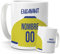 mundohuevo Taza Personalizada Villarreal | Tazas de Desayuno Fútbol | Regalo Original para Verdaderos Groguets | Cosas de Fútbol para Niños | Regalos Camisetas Futbolistas Mundial (Villarreal)