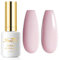 Vernis à ongles en gel rose, imtiti 1 pcs 15 ml de couleur rose nude de couleur Gel de longue durée de la manucure de nail art polonais Salon bricolage à la maison, 0,5 onces liquides