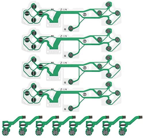 SG Store 4Pcs V1 Conductive Film Membrane Replacement Compatible with PS5 FPC Flexible Ribbon Cable Electronic Accessories Green