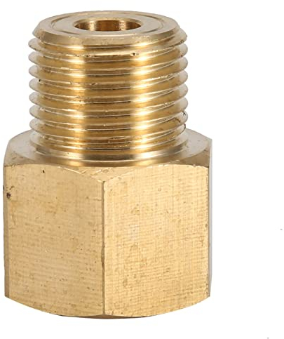 CO2 Tank Regulator Aquarium Messing Tank Adapter CO2 Zylinder Tank W21.8 CGA320 Adapter Konverter für Aquarium (CGA320 auf W21.8 konvertiert)