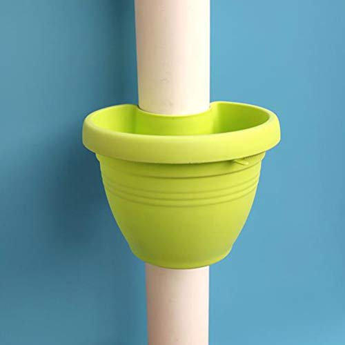 Zerodis Drain Tube Garden Planters Drain Tube Garden Planters Beautiful Durable Hanging Flowerpot Drain Pipe Flower Pot Holder Drain Pipe Plant Flower Pot Durable Hanging Flowerpot Drain (Green)