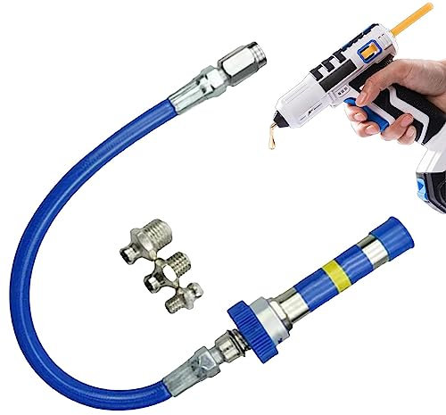 PW TOOLS 1/2 Pack High Pressure Grease Coupler, Grease Guns Coupler, Grease Fittings Extensions, Quick Release Grease Coupler, Grease Guns Coupler Adapter for Tight Spaces