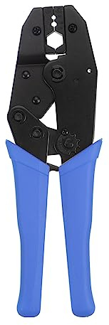 QUARKZMAN Ratschen Crimpzange Werkzeug für Crimpen RG8 RG11 RG174 RG179 RG213.100.128.429 RF Koaxial/Kommunikation Steckverbinder Blau