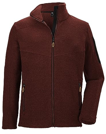 Killtec Herren Kow 28 Mn Kntflc Jckt Strickfleecejacke mit Stehkragen