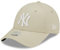 New Era New York Yankees MLB Frauenkappe Baseball Cap Damen Mädchen gebogener Schirm verstellbar Teamlogo beige - One-Size