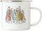 Hey!Print There is no such thing as too many books Emaille Tasse Leseratte Bücherwurm Bestseller