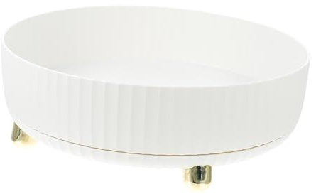 GRIRIW 1Stk drehbares kleiner Stand weiße kubische regale Lagerregal Wohnkultur Aufbewahrungskorb Kleinigkeiten-Organizer Multifunktion schmücken Veranstalter Tablett rotieren pp