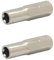 Tomedeks 2 Stück 6,35 Auf 4 Mm Adapter-Magnethülse, Sechskant Schraubendrehereinsätze 6,35 Mm 1/4 Zoll Bit Adapter Für Micro-Bits Form 4 Mm (Silber)