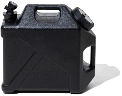 Walkervo Bidon À Eau avec Robinet Réservoir d'eau Potable avec Poignée Convient pour Le Camping Et La Pêche Polyéthylène Durable sans BPA Fiabilité pour Les Déplacements Aventure avec,20L, Black