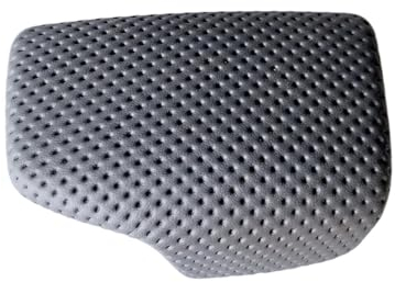 BEUAOCK Schaltknauf-Handball-Abdeckung, perforiertes Leder, schwarz, kompatibel mit Audi A4 B9 A5 Q7 Q5 2016 2017 2018 2019 (1)