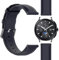 GIOPUEY Correas Compatible con Xiaomi Watch 2 Pro, Piel Genuina La Correa [Resistente al Desgaste] [Transpirable] Pulsera - Navy Blue