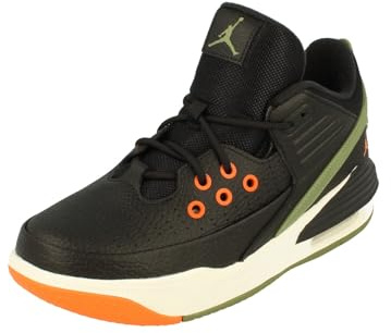 NIKE Air Jordan Max Aura 5 GS Trainers DZ4352 Sneakers Shoes (UK 5.5 us 6Y EU 36.5, Black Sky Light Olive 003)
