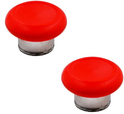 2 Stück Metall-Ersatzteile für Xbox Elite Series 2 Controller, Xbox Elite Series 2 Controller Zubehör, Xbox Elite Series 2 Controller Ersatzsticks (Rot)