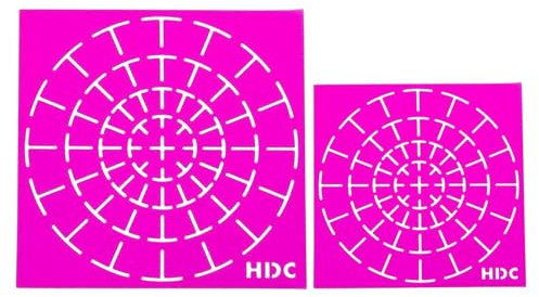 Pochoirs De Peinture – Gabarits De Peinture Par Points 2 Pièces | Accessoires Haute Précision Pour Décoration Sur Roche, Mur, Verre Et Artisanat Créatif