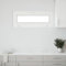 Gecheer Ventana de sótano RISOR 100x40 cm oscilobatiente 2 Cristales,Puerta Balconera Persiana Privacidad,Protección contra la luz y el deslumbramiento