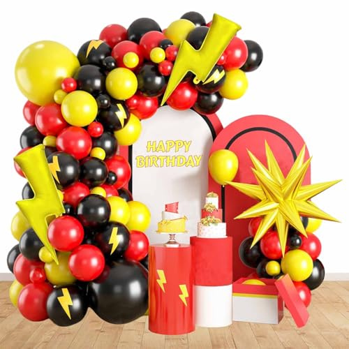 Birthday Redball Balloons Arch Decorations Birthday Party Decorations for Party Supplies