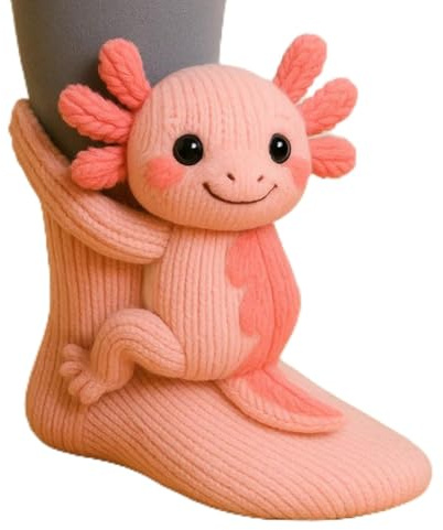 Animal Socks Women,3D Knit Novelty Funny Socks for Aldult,Cute Warm and Soft Ladies Sock Cotton Breathable Anti-Sweat Design,Winter Sock Christmas Gifts for Ladies Teenage Girls