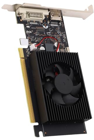 EIMSOAH GT 1030 4G DDR4 Gaming-Grafikkarte, 64 Bit 2100 MHz PCI Express 3.0 X4 Grafikkarte mit Lüfter, für 7 8 10
