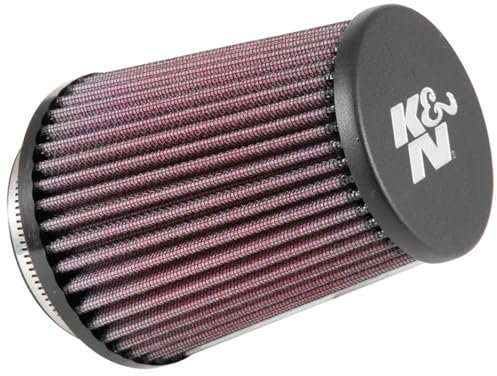 K&N Universal Rubber Air Filter - 76mm flange, 113mm base, 89mm top, 133mm height (RE-5286)