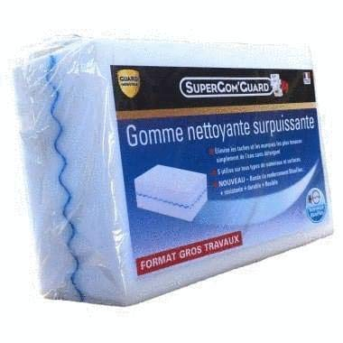Guard Industrie - Éponge Magique Efface Tout Super’Gom Guard XXL - Éponge Effaceur Réutilisable Grand Format Renforcée pour Peinture Bois Metal PVC - Parquet Porte Fenetre - Fabrication Française