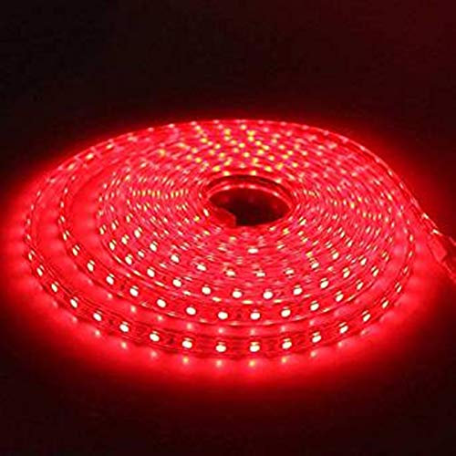 Bandes LED Rouge 220 V 5050 8 mm Rouge, 3 m