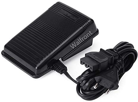 Nähmaschine Fußpedal Controller für Singer, Elektronische Fußsteuerung mit Kabel, Home Nähmaschine Fußschalter Pedal Variable Speed Controller(EU Stecker)
