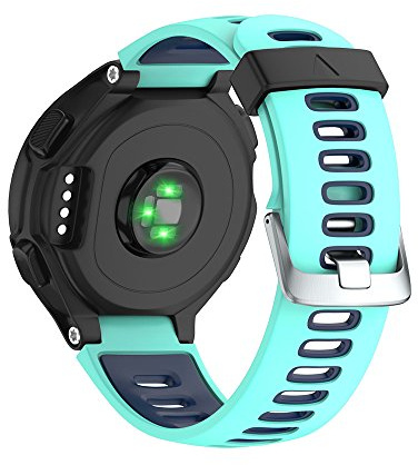 Garmin Forerunner 735XT Armband, Kompatibel mit Armband Forerunner 235/230/220/620/630/735XT, Uhrenarmband Soft Silikon Ersatzband für Garmin 735XT, Easy-fit, Mehrfache Farben