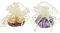 Bezall Organza-Tüll-Kreise mit Kordelzug, 24,9 cm, runde Organza-Beutel, Schmuck, Süßigkeiten, Weihnachten, Hochzeit, Party, Geschenkbeutel, 100 Stück