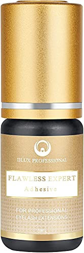 Flawless expert pegamento para extensin de pestaas, 2-3 seg, dlux professional