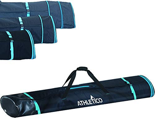 Athletico Dynamic Ski Bag mit Einstellbarer Länge - Gepolsterte Skitasche Verstellt von 170 cm bis 190 cm