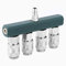 4-Wege Verteiler Anschluss 1/4 NPT Druckluftverteiler Druckluftschnellkupplungen Luftschlauchkupplung mit pneumatischen Anschlüssen