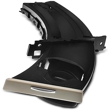 Frankberg Getränkehalter Cupholder Fahrerseitig Links für 3er E90/E93/E92/E91 2004-2016, Schwarz, Kunststoff