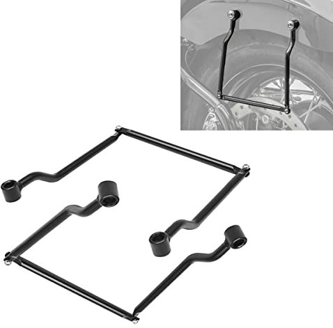 Satteltaschenhalter Universal Abstandhalter für Chopper und Cruiser SU2 schwarz