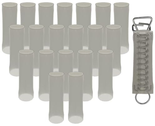 Poolzilla 20 Pack Spring Sleeves for Pool Safety Cover Springs, Made of Vinyl, Protect Springs and Decks from Scratching