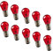 Crono 10x P21/5W 12V 21/5W BAY15d rot Doppelfaden Bremslicht Rückleuchte