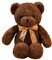 TROYSINC Teddybär Fliege Teddybär Valentinstag Festival Geschenk Plüschtier Kuscheltier Stofftier Geschenk (Dunkelbraun,30cm)