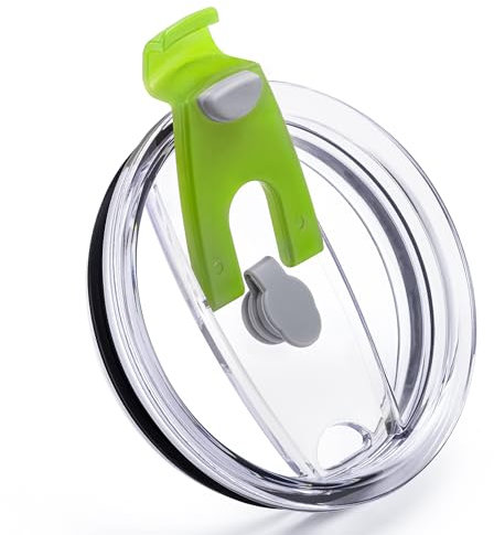 Prurex 30oz Tumbler Lids,Replacement Lids for 30oz Yeti Rambler, Ozark Trail and More,BPA Free,30 ozTumbler,Cup Cover(Green)