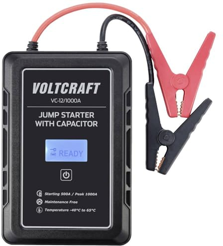 VOLTCRAFT Schnellstartsystem VC-12/1000A VC-13998130 Starthilfestrom (12 V)=500 A Kondensator-Technik (ohne Akku)