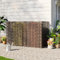 Warmiehomy Wheelie Bin Screen Willow Wheelie Bin Hideaways Triple Wheelie Bin Storage Outdoor Bin Shed 3 Wheelie Bins Screen