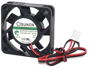 Senlifang Para Mf40102vx – Q00u – A9d Enfriador DC 24V 1.44W 40x40x10mm Ventilador De Enfriamiento De Servidor De Dos Líneas