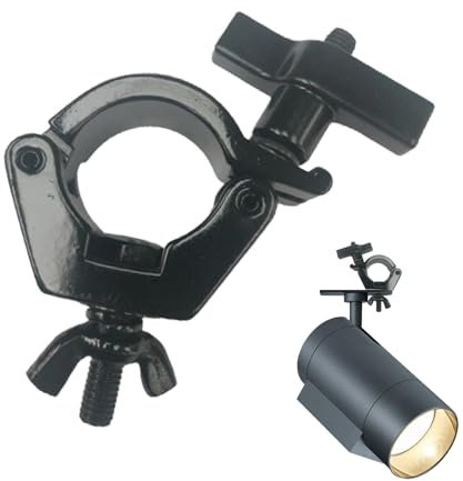 Stage Light Clamp - Light Truss Clamp, DJ Light Clamp | Aluminum Alloy Swivel Truss Lighting Clamp, Lightweight Multifunctional Stable Stage Lighting Clamps for Stage Bar Pub Theater,
