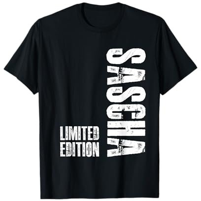 Lustiges Sascha Geschenk Personalisiert Geburtstag Sascha T-Shirt