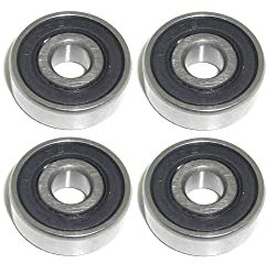 4x Kugellager 6x19x6 mm - 626 2RS Radial Rillenkugellager Wälzlager rcbay Chromstahl beidseitig gedichtet für 6mm Welle