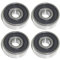 4x Kugellager 6x19x6 mm - 626 2RS Radial Rillenkugellager Wälzlager rcbay Chromstahl beidseitig gedichtet für 6mm Welle